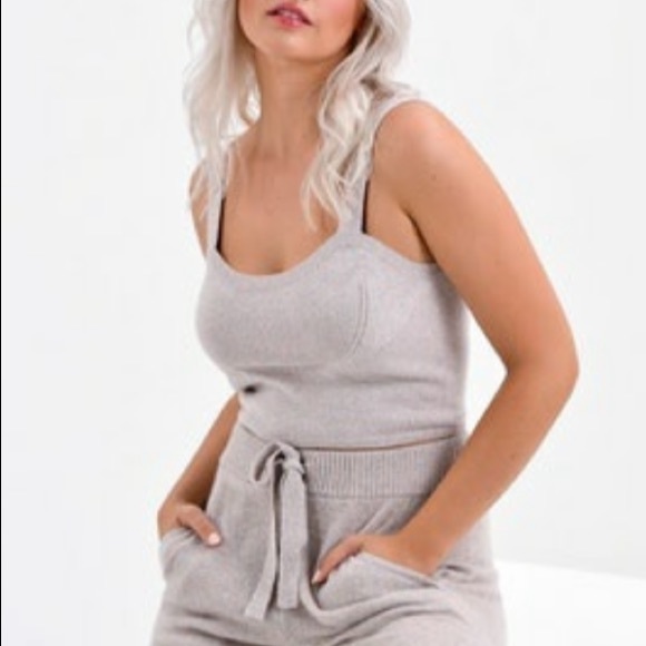 Brodie Cashmere Tops - Cashmere crop vest XS NWT